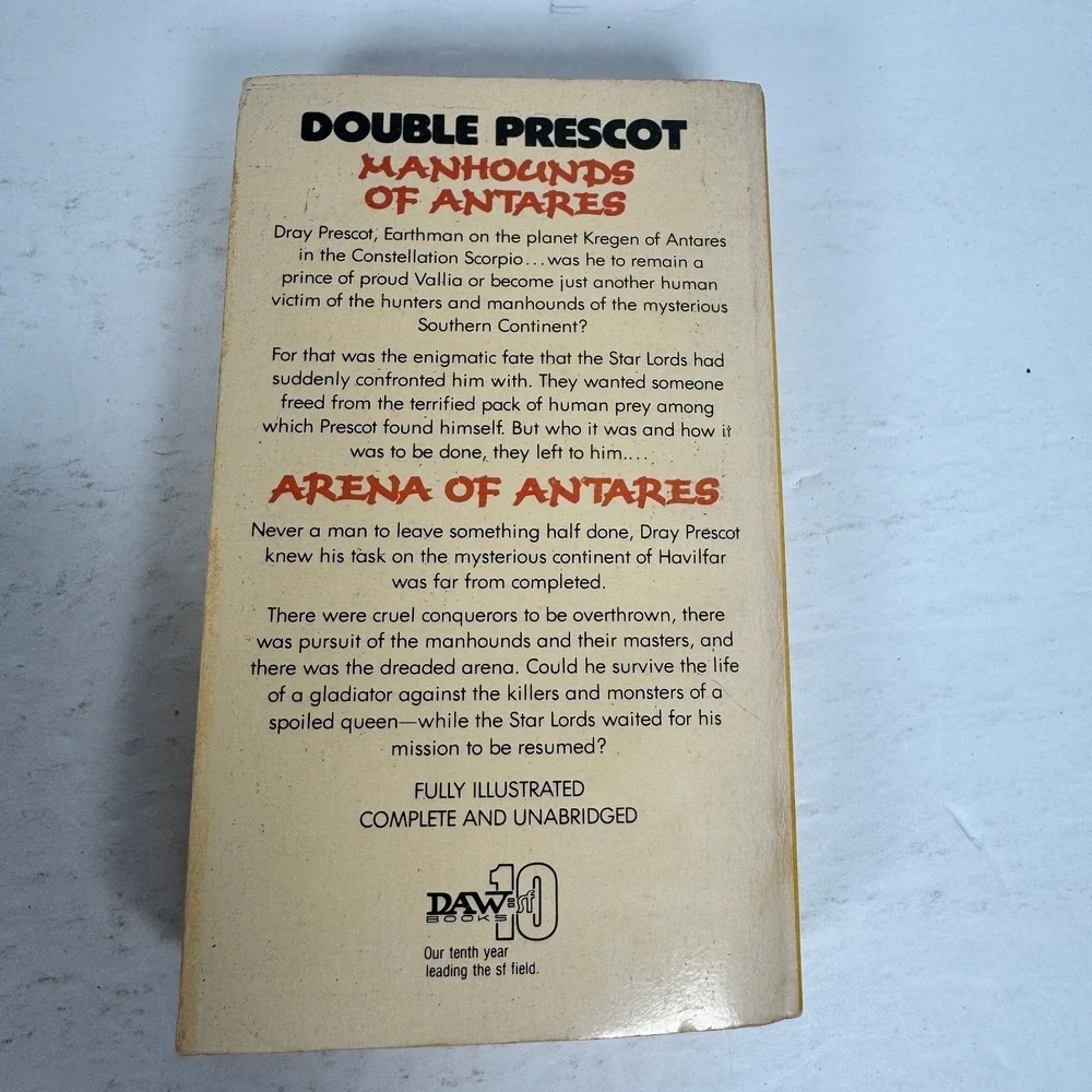 Manhounds Arena of Antares Alan Burt Akers 1981‎ First Printing DAW Double